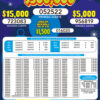 Súper Tómbola Lotto 3033 Boletín Oficial