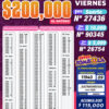 Lotería Nacional 7090 Boletín Oficial
