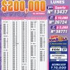 Lotería Nacional 7167 Boletín Oficial
