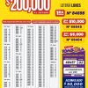 Lotería Nacional 7200 Boletín Oficial