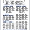 Lotería de Manizales 4896 Boletín Oficial
