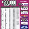 Lotería Nacional 7245 Boletín Oficial