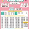 Lotto 3275 Boletín Oficial