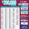 Lotería Nacional 7257 Boletín Oficial