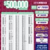 Lotería Nacional 7273 Boletín Oficial