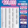 Lotería Nacional 7286 Boletín Oficial