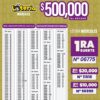Lotería Nacional 7303 Boletín Oficial