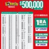 Lotería Nacional 7306 Boletín Oficial