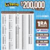 Lotería Nacional 7307 Boletín Oficial