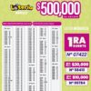 Lotería Nacional 7312 Boletín Oficial