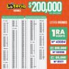 Lotería Nacional 7313 Boletín Oficial