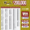 Lotería Nacional 7314 Boletín Oficial