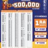 Lotería Nacional 7332 Boletín Oficial