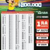 Lotería Nacional 7405 Boletín Oficial