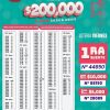 Lotería Nacional 7429 Boletín Oficial